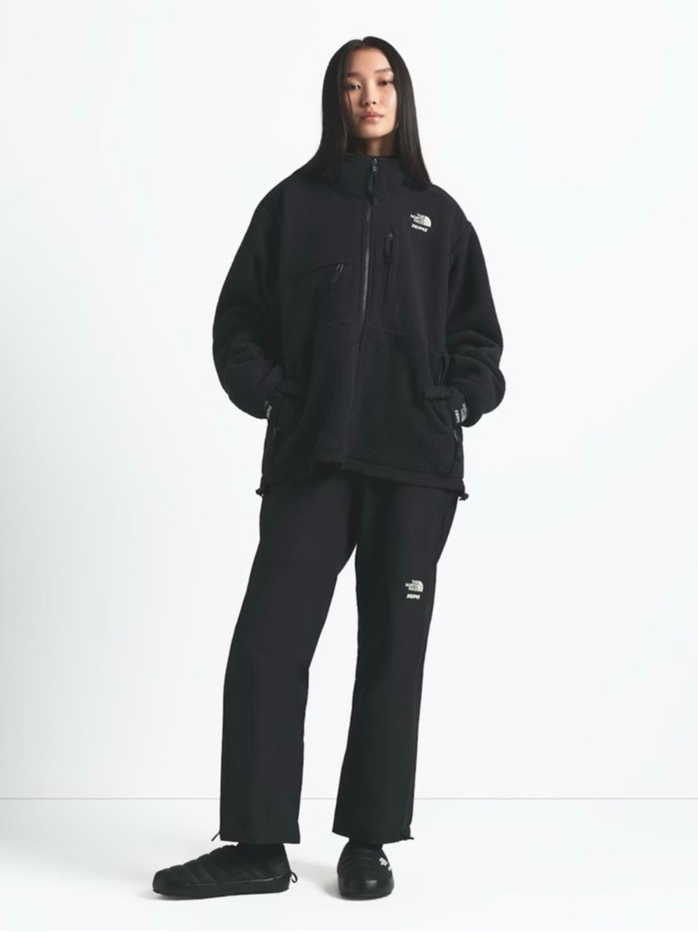 THE NORTH FACE X SKIMS 1995 RETRO DENALI FLEECE JACKET LIMITED EDITION: ONYX M
